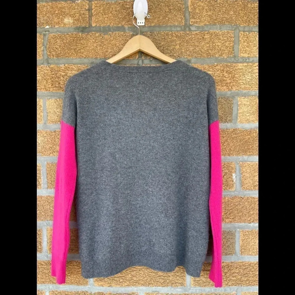 Duffy color block sweater 100% cashmere size XS - Picture 8 of 8